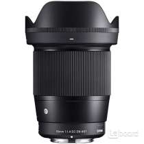 Объектив Sigma 16 mm f/1.4, в Комсомольске-на-Амуре