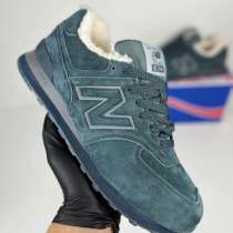 Ботинки кроссовки зимние New Balance 574 с мехом, в Санкт-Петербурге