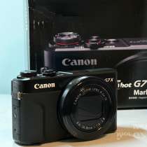 Компактный фотоаппарат Canon PowerShot G7X Mark II черный, в Москве