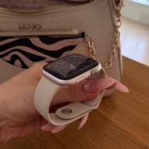Apple Watch series 9, 45mm, розовые + оригинальный ремешок, в Москве