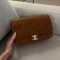 Сумка chanel flap замшевая замша, в Москве