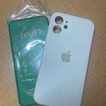 Чехол на iPhone 12 mini + защитное стекло в подарок, в Вешках