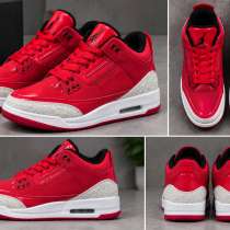 Мужские кроссовки Air Jordan 4, красные, в Екатеринбурге