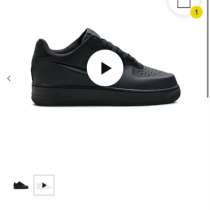 NIKE AIR FORCE 1 FOAMPOSITE MAX QS 'TRIPLE BLACK', в Новосибирске