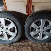 Колеса зимние ( 4 шт) с Kio Rio , размер 175/70 R14, в Ярославле
