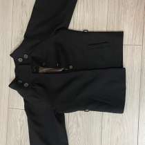 Короткое черное пальто / жакет nysense Paris, размер XS / S, в г.Астана