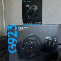 Руль Logitech g923 и кпп, в Новосибирске