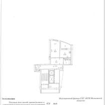 1-комн. квартира 43,5 кв.м, в Долгопрудном
