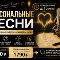 Персональная песня по вашей истории, в Москве