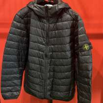 Черный пуховик Stone Island CLG, в Москве