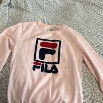 Свитшот FILA розовый с логотипом, в Новом Уренгое