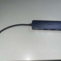 Переходник с type-c на 3 разница USB, HDMI и тот же Type-c, в Новокузнецке