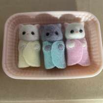 «тройняшки персидские котята» sylvanian families фигурки, в Ангарске
