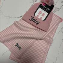 Вязаный комплект шапка и шарф Juicy Couture (Новый), в Москве