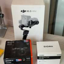 Комплект Sony a6400 + sigma 18-50 + DJl rs3 mini, в Москве