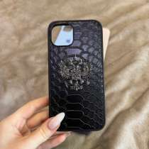 Черный чехол с гербом от iPhone 13 pro, в Великом Новгороде