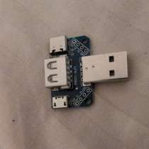 переходник от трёх видов USB к USB-type-A, в Москве