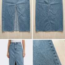 Женская джинсовая юбка миди, в Екатеринбурге