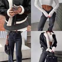 Дублёнка(куртка - L), джинсы - XL, белый топ - S, в Дальнегорске
