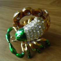 Шкатулка для ювелирки скорпион новая, в Москве