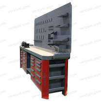 Пятитумбовый верстак Гефест-ВС-55055-ЭД2Б-Т3-Т6, в Москве