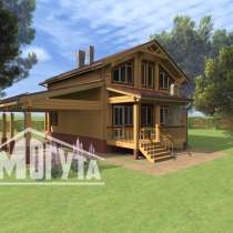 Проект двухэтажного дома из бруса Муромец-202, в Нижнем Новгороде