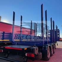 Полуприцеп-сортиментовоз с восьмью парами коников трёх осный, в Кстове