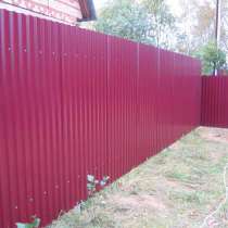 Монтаж заборов из любых материалов, в Владимире