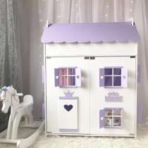 Дом для Барби деревянный Кукольный домик Барби со светом, в Москве