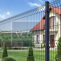 Забор Ограждение 3Д секции Сетка Прайм цинк + эпп, в Саратове