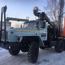 Лесовозы Урал ЯМЗ-236НЕ2, Топливная Россия с новыми КМУ, в Пскове