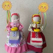 Поделка на Масленицу кукла в школу и детский сад, в Москве