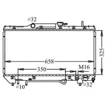 Радиатор двигателя CORONA, CALDINA 1992-1997 TO-0079-16, в Артеме