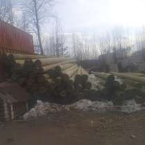 Опоры (столбы освещения) ЛЭП деревянные и ЖБ (Выборг), в Выборге