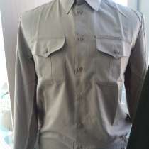 Рубашки военные хаки для пожарной службы и для урока НВП, в г.Костанай
