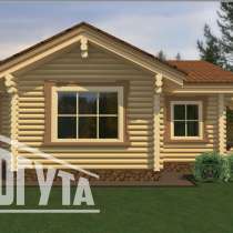 Проект бани с бассейном и террасой Забава-127, в Москве