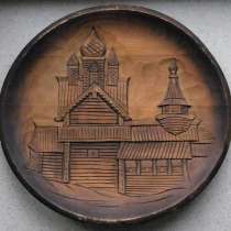 Старинное панно с изображением православного храма. XIX в, в Санкт-Петербурге