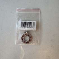 Кулон подвеска 585 Золотой круг сердца красные бижутерия топ, в Москве