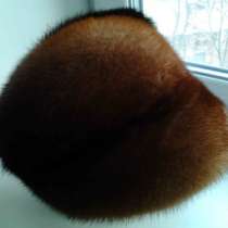 Шапка зимняя  женская норковая, в Москве