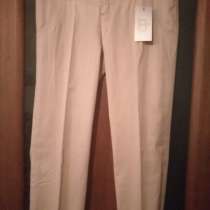 Брюки roccobarocco песочные, в Москве