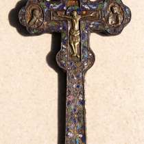 Старинный напрестольный крест. Мастерские Строгановых. XVIIв, в Санкт-Петербурге