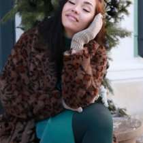 Шуба леопардовая, в Иркутске