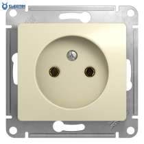 Розетка без заземления, 16А, механизм, БЕЖЕВЫЙ, в г.Лондон