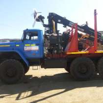 Лесовозный  тягач Урал 5557, 2006 г.в. капремонт 2016 г. с кму Омтл-70.02, в Миассе