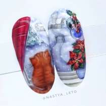 NailArt картина миниатюра "Quarantine start", в Москве