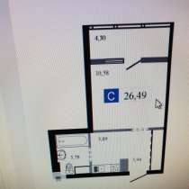 Студия в ЖК Сказка-град, в Краснодаре