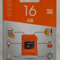 MicroSD 16Гб Новая С Гарантией, в Нижневартовске