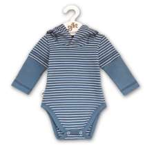 Боди полоса/индиго с капюшоном, в Томске