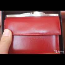 Кошелёк новый Capika Италия кожа красный женский маленький 8, в Москве