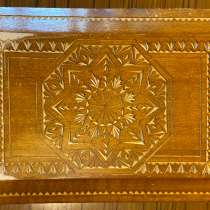 Шкатулка резная деревянная большая. ВИНТАЖ. СССР, в Москве